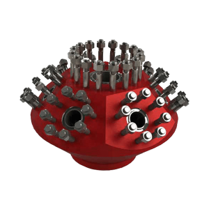 API 6A six side lets frac heads goad head for fracturing tree