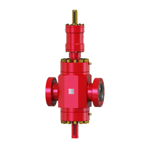 Hydraulic flat gate valve